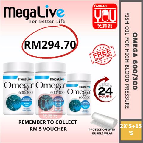 MEGALIVE OMEGA 600/300(100'S)