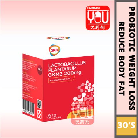 GKB LACTOBACILLUS PLANTARUM GKM3 200MG 30'S