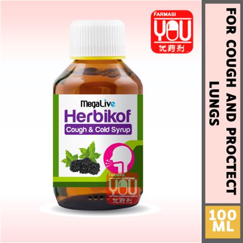 MEGALIVE HERBIKOF COUGH & COLD SYRUP(100ML)