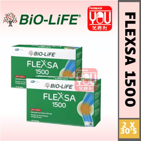 BIO-LIFE FLEXSA 1500MG (2X30'S)