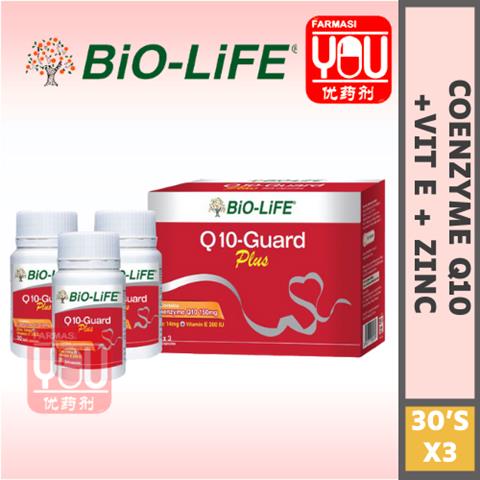 BIO-LIFE Q10-GUARD PLUS 3X30'S