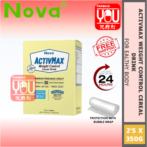 NOVA ACTIVMAX WEIGHT CONTROL CEREAL DRINK 2X350G