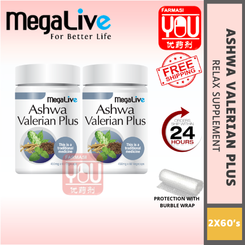 MEGALIVE ASHWA VALERIAN PLUS (TWINPACK)