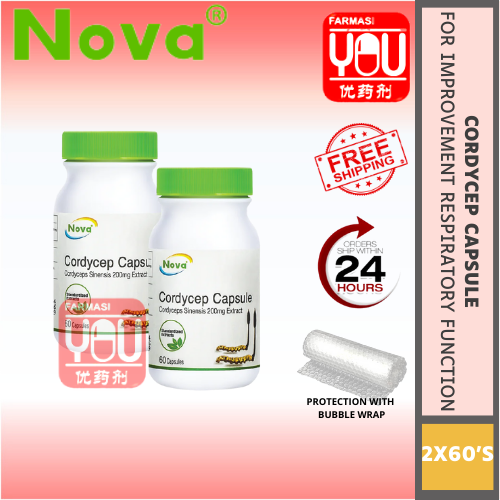 NOVA CORDYCEPS CAPSULE 60'S (TWINPACK)