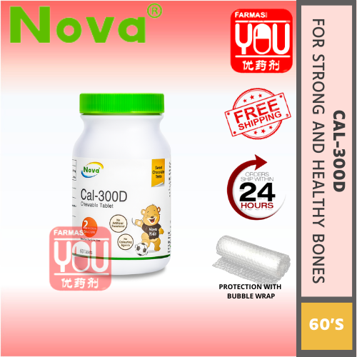 NOVA CAL-300D CHEWABLE 60'S