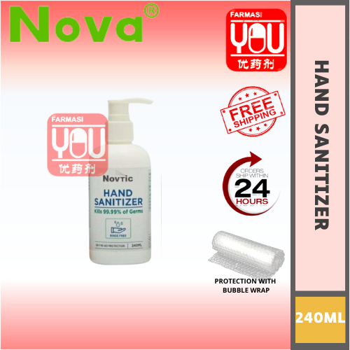 NOVA NOVTIC HAND SANITIZER 240ML