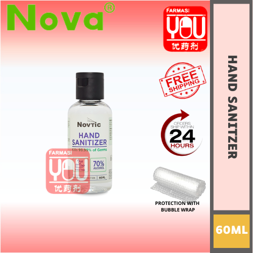 NOVA NOVTIC HAND SANITIZER 60ML