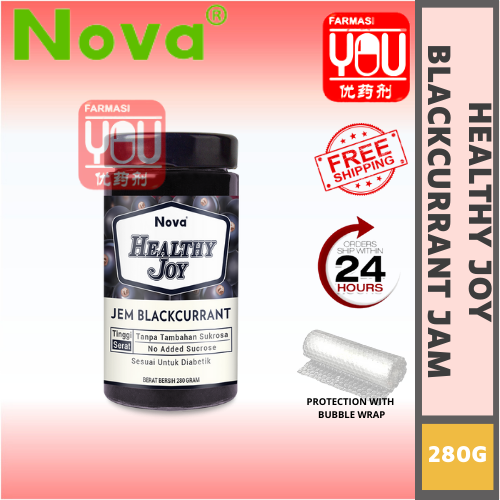 NOVA HEALTHY JOY JEM BLACKCURRANT 280G