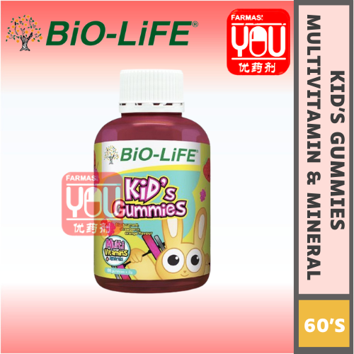 BIO-LIFE KIDS GUMMIES MULTIVIT 60'S