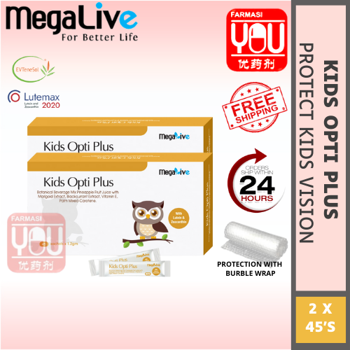 MEGALIVE KIDS OPTI PLUS 2X45'S (TWINPACK)