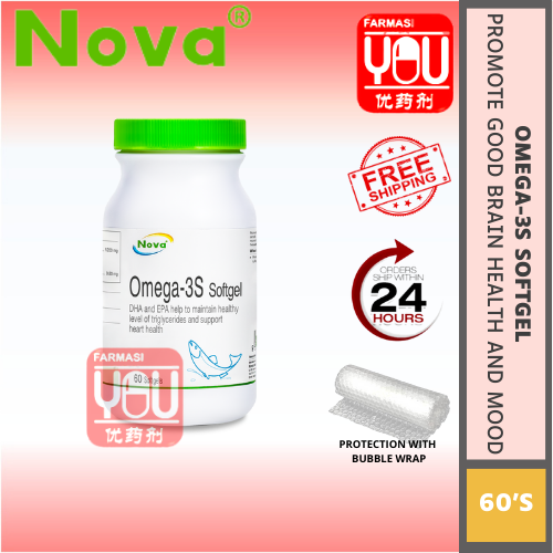 NOVA OMEGA-3S SOFTGEL 60'S