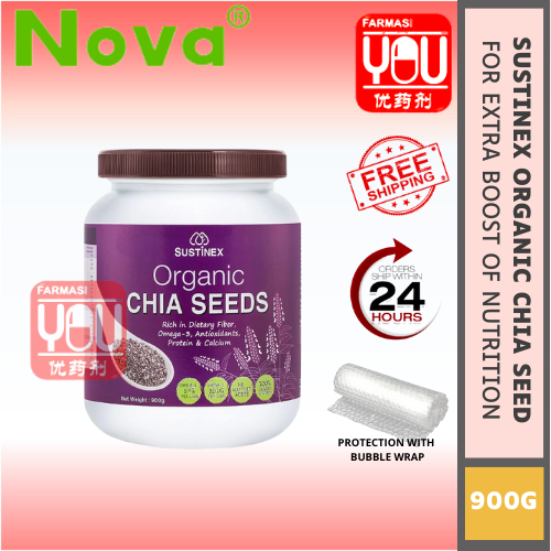 NOVA ORGANIC CHIA SEEDS 900GM