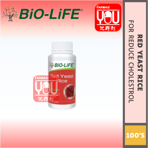 BIO-LIFE RED YEAST RICE (100'S) (BOTTLE)