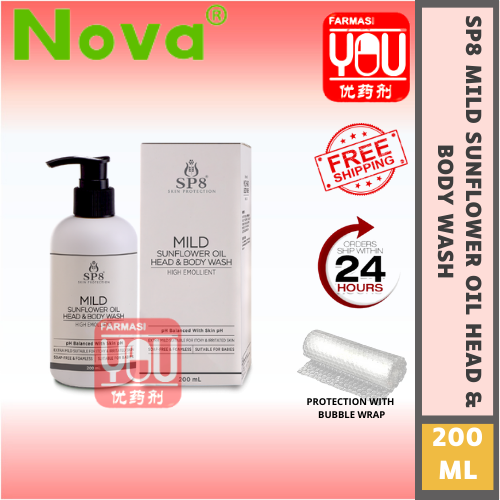 NOVA SP8 MILD HEAD&BODY WASH 200ML