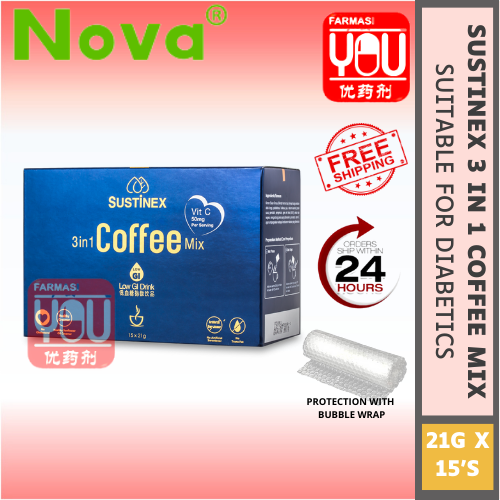 NOVA SUSTINEX 3IN1 COFFEE MIX (15'SX21G)