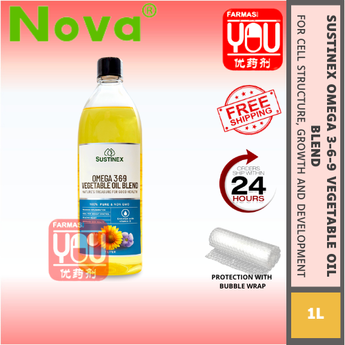 NOVA SUSTINEX OMEGA 3-6-9 VEGETABLEOIL BLEND 1L