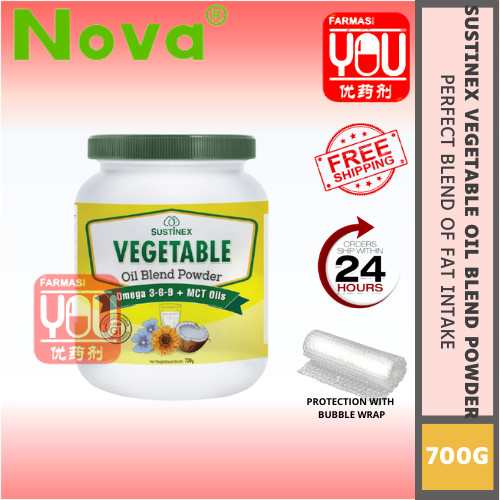 NOVA SUSTINEX VEGETABLE OIL BLEND POWDER 700G