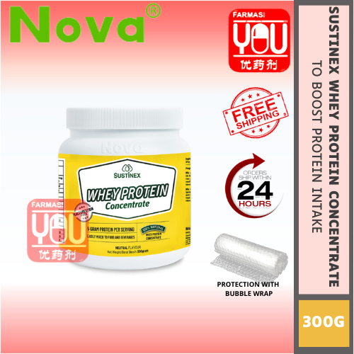 NOVA SUSTINEX WHEY PROTEIN CONCENTRATE 300GM  (UNIT)