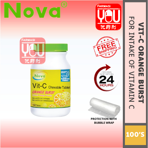 NOVA VIT-C CHEWABLE TAB 100'S