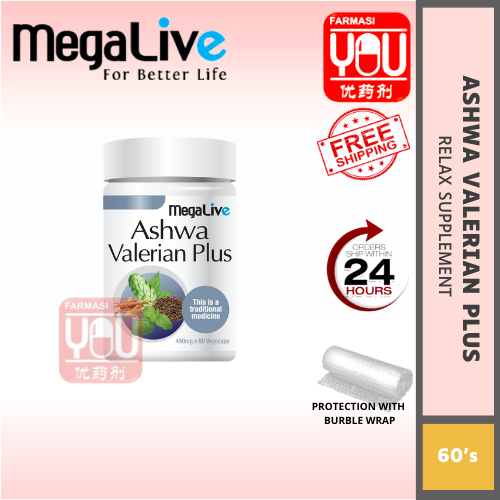 MEGALIVE ASHWA VALERIAN PLUS (SINGLE)