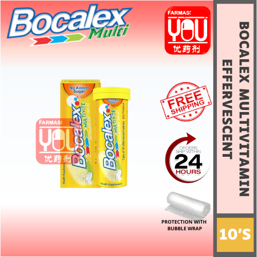 GKB BOCALEX MULTIVITE EFFERVERSCENT 10'S (TUBE)