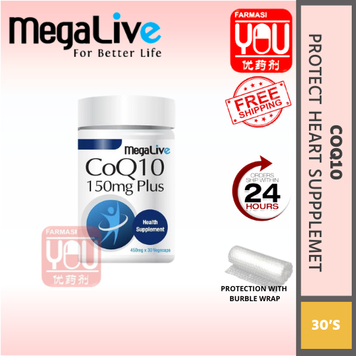 MEGALIVE COQ10 150MG (2X30'S) (SINGLE)