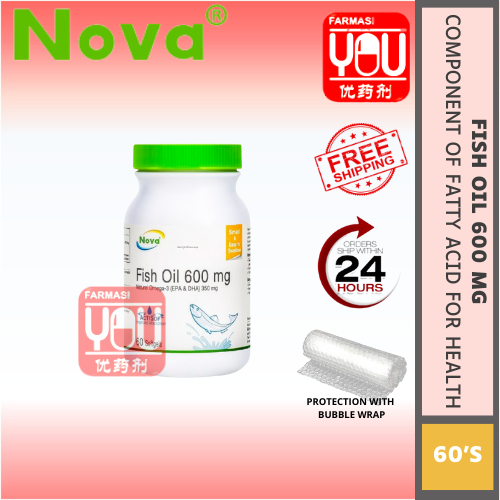 NOVA FISH OIL 600MG (60'S)