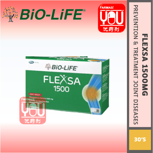 BIO-LIFE FLEXSA 1500MG (2X30'S) (SINGLE)