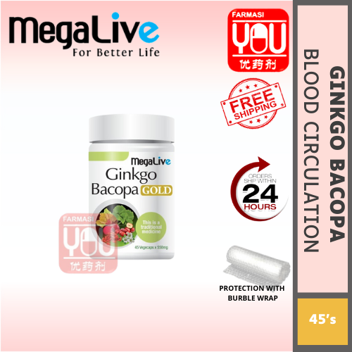 MEGALIVE GINKGO BACOPA GOLD (SINGLE)