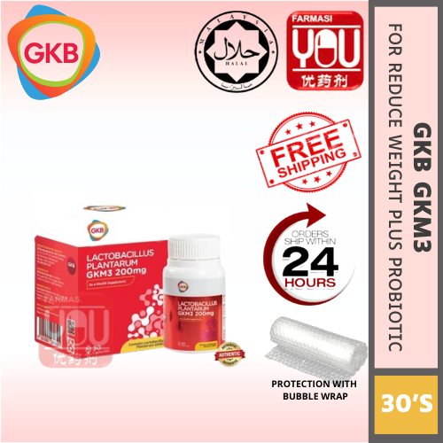 GKB LACTOBACILLUS PLANTARUM GKM3 200MG 30'S (BOX)