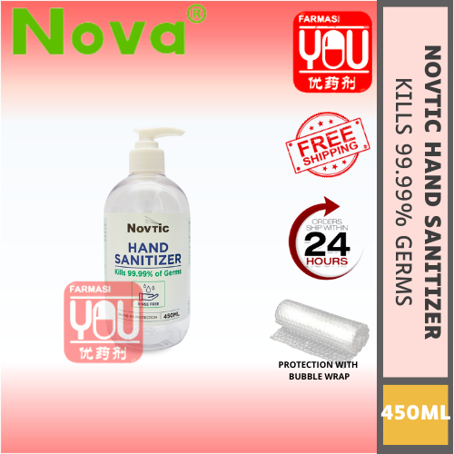 NOVA NOVTIC HAND SANITIZER 450ML