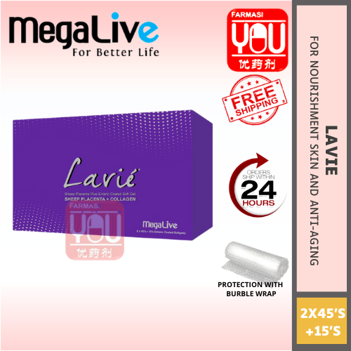 MEGALIVE LAVIE SHEEP PLACENTA 2X45+15 SGEL/SET (SET)