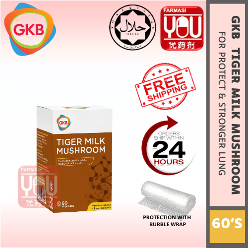 GKB TIGER MILK MUSHROOM 490MG(60'S) (BOX)