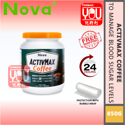 NOVA ACTIVMAX COFFE 850GM  (UNIT)