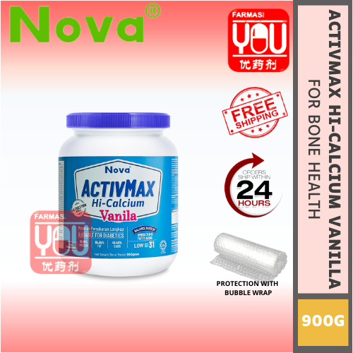 NOVA ACTIVMAX HIGH CALCIUM VANILA 900G