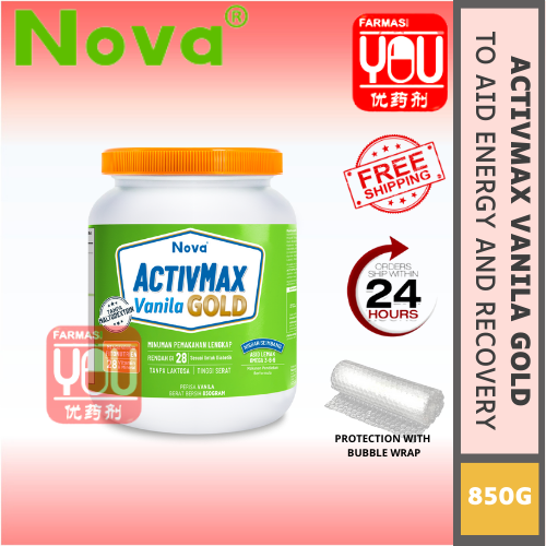 NOVA ACTIVMAX VANILLA GOLD 850G