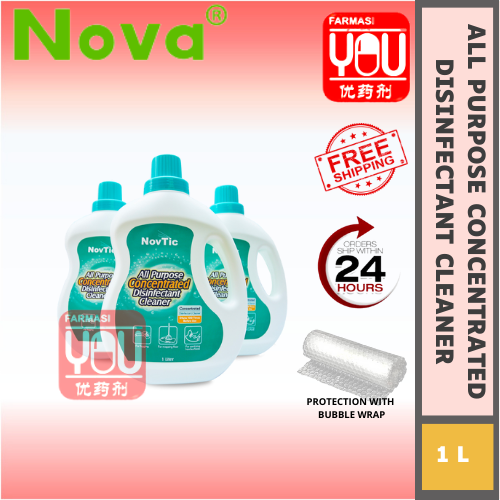 NOVA NOVTIC ALL PURPOSE CONCENTRATED DIINFECTANT CLEANER (1L) (BOTTLE)