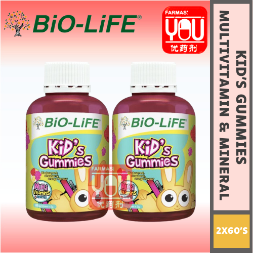 BIO-LIFE KIDS GUMMIES MULTIVIT 60'S (PACK)