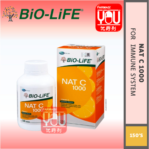 BIO-LIFE NAT C 1000MG 150'S (BOTTLE)