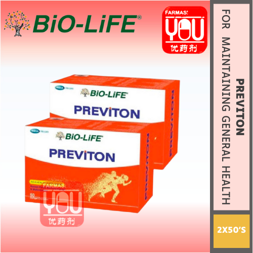 BIO-LIFE PREVITON 50'S (PACK)