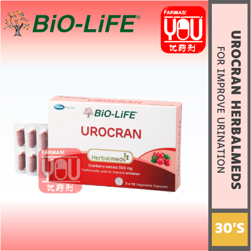 BIO-LIFE UROCRAN 30'S (PACK)