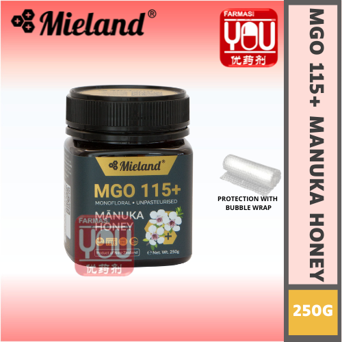 MIELAND MANUKA HONEY MGO115 250G (UNIT)